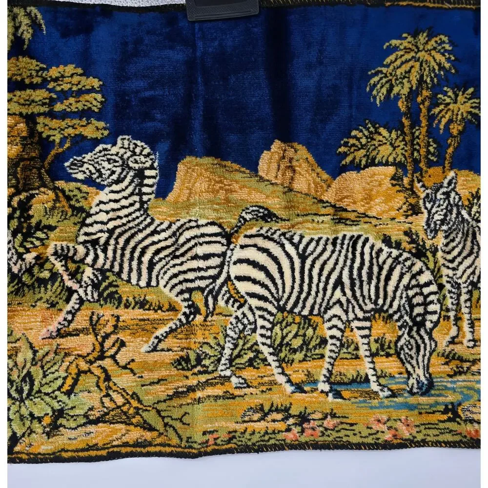 Vintage Zebra Tapestry Wall Hanging – 38